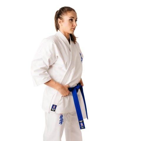 Niebieski Pas Karate Kyokushinkai 220 cm - Beltor